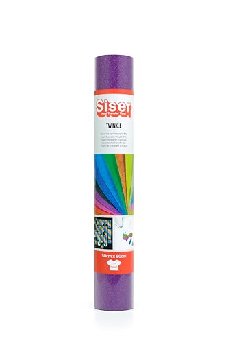 SISER 1FTW-PR-3050 Transferfolie zum Aufbügeln, violett, 50 x 30 cm SISER 1FTW-PR-3050 Transferfolie zum Aufbügeln, violett, 50 x 30 cm von SISER