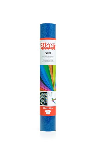 SISER 1FTW-RB-3050 Transferfolie zum Aufbügeln, Vinyl, Königsblau, 50 x 30 cm von SISER