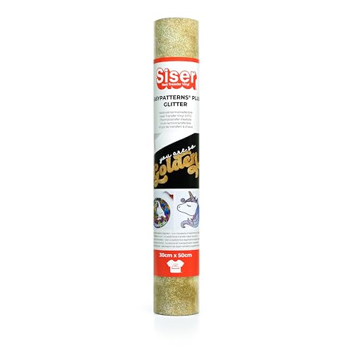 SISER EPPSPGOLMAR-3050 Thermotransfer-Vinyl, Golden Marble, 50 x 30 von SISER