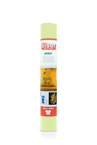 Siser® EasyWeed® Cream, 30cm x 1m, thermo-transferierbare Flexfolie zur Personalisierung von Stoffen, kreative Hobbys, VeganOk und Öko-Tex Standard 100 Klasse I zertifiziert von SISER