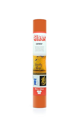 Siser® EasyWeed® Terra di siena, 30cm x 1m, thermo-transferierbare Flexfolie zur Personalisierung von Stoffen, kreative Hobbys, zertifiziert nach VeganOk und Öko-Tex Standard 100 Klasse I von SISER
