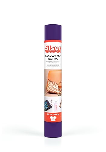 Siser® EasyWeed® extra violett, 30 cm x 0,5 m, Transfervinyl für Nylon, Leder, behandelte Textilien von SISER
