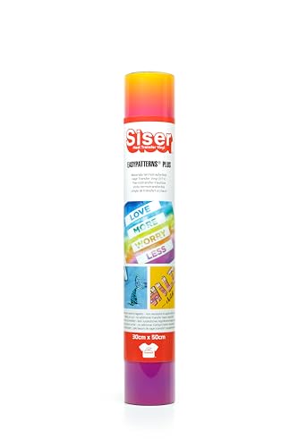 Siser EPPSUNSETGR-3050 Thermotransfer Vinyl, Sunsetgradient, 50 x 30 cm von SISER