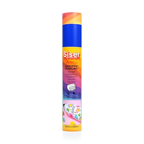 Siser 1FEPSV-CO-3015 permanent haftendes Vinyl, Cobalt, 150 x 30, 8 Count Siser 1FEPSV-CO-3015 permanent haftendes Vinyl, Cobalt, 150 x 30, 8 Count von SISER