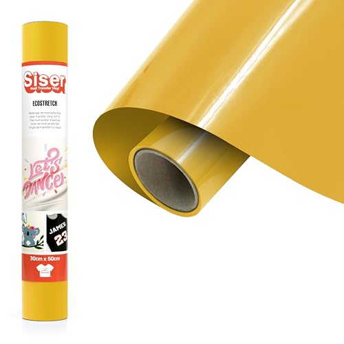 Siser EcoStretch Sohle, 30cm x 0,5m, elastisches Thermotransfer-Vinyl zur Personalisierung von Stoffen und Sportbekleidung, leicht zu schneiden Siser EcoStretch Sohle, 30cm x 0,5m, elastisches Thermotransfer-Vinyl zur Personalisierung von Stoffen und Sportbekleidung, leicht zu schneiden von SISER