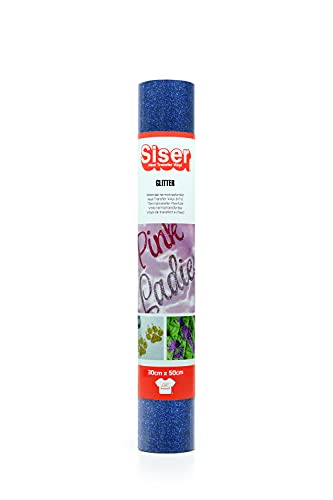 Siser Glitter Royal Blue, 30cm x 0,5mt, Thermotransfer Vinyl Glitter zur individuellen Gestaltung von Stoffen, Kleidung und Accessoires, Bastelartikel, leicht zu schneiden Siser Glitter Royal Blue, 30cm x 0,5mt, Thermotransfer Vinyl Glitter zur individuellen Gestaltung von Stoffen, Kleidung und Accessoires, Bastelartikel, leicht zu schneiden von SISER