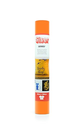 Siser® EasyWeed® Orange, 30cm x 1m, thermo-transferierbare Flexfolie zur Personalisierung von Stoffen, kreative Hobbys, zertifiziert nach VeganOk und Öko-Tex Standard 100 Klasse I Siser® EasyWeed® Orange, 30cm x 1m, thermo-transferierbare Flexfolie zur Personalisierung von Stoffen, kreative Hobbys, zertifiziert nach VeganOk und Öko-Tex Standard 100 Klasse I von SISER