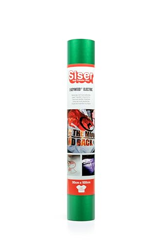 Siser 1FPSPU-CVE-3001 thermotransferierbares Vinyl, Green, 100 cm x 30 cm von SISER