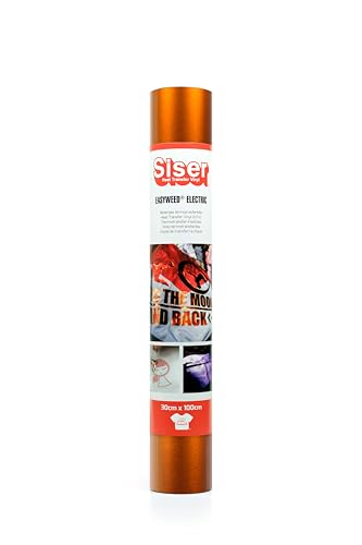 Siser 1FPSPU-EAR-3001 thermotransferierbares Vinyl, Orange, 100 cm x 30 cm von SISER