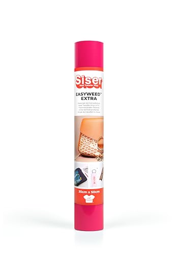 Siser 1FVDEN+FLA-3050 Thermotransfer-Vinyl, Fluo Himbeere, 50 x 30 cm Siser 1FVDEN+FLA-3050 Thermotransfer-Vinyl, Fluo Himbeere, 50 x 30 cm von SISER