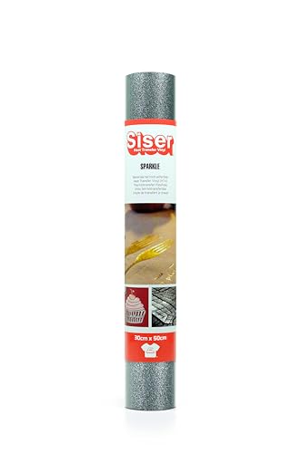Siser 1FVDGLITSTR-MB3050 Thermotransfer-Vinyl, Midnight Black, 50 cm x 30 cm Siser 1FVDGLITSTR-MB3050 Thermotransfer-Vinyl, Midnight Black, 50 cm x 30 cm von SISER