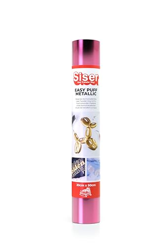 Siser Easy Puff Metallic - Thermovinyl Tiger Lily 30x50 cm, mit 3D Effekt und Metallic Finish, für Schneideplotter von SISER