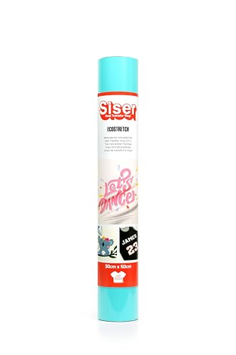 Siser EcoStretch Jadegrün, 30 cm x 0,5 m, Transfervinyl zum Aufbügeln, für Kleidung und Sportbekleidung, Bastelzubehör Siser EcoStretch Jadegrün, 30 cm x 0,5 m, Transfervinyl zum Aufbügeln, für Kleidung und Sportbekleidung, Bastelzubehör von SISER