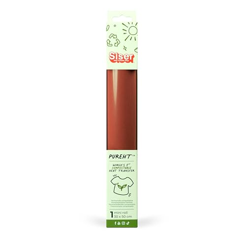 Siser Pure HT - Kompostierbares Thermo Vinyl Paprika Rot 50 x 30 cm, Thermovinyl für Schneideplotter Siser Pure HT - Kompostierbares Thermo Vinyl Paprika Rot 50 x 30 cm, Thermovinyl für Schneideplotter von SISER