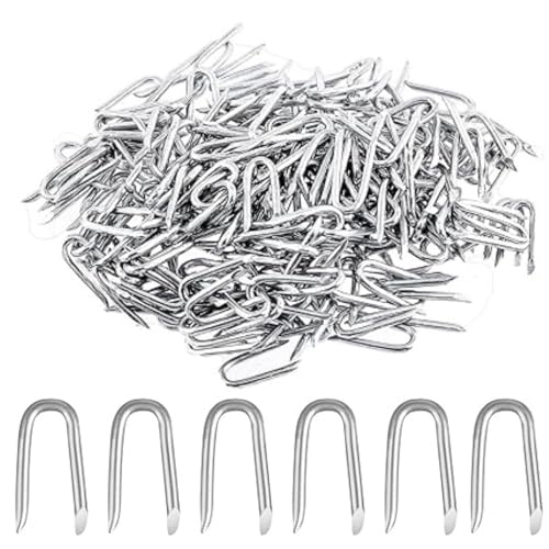 30 mm verzinkte U-Nägel für Zäune, robuste U-förmige Nägel, Zaunklammern für Drahtgeflecht und gewebte Zäune, Gartennetzbefestigungen, Heftklammern, Nägel, 100 g 30 mm verzinkte U-Nägel für Zäune, robuste U-förmige Nägel, Zaunklammern für Drahtgeflecht und gewebte Zäune, Gartennetzbefestigungen, Heftklammern, Nägel, 100 g von SISI UK