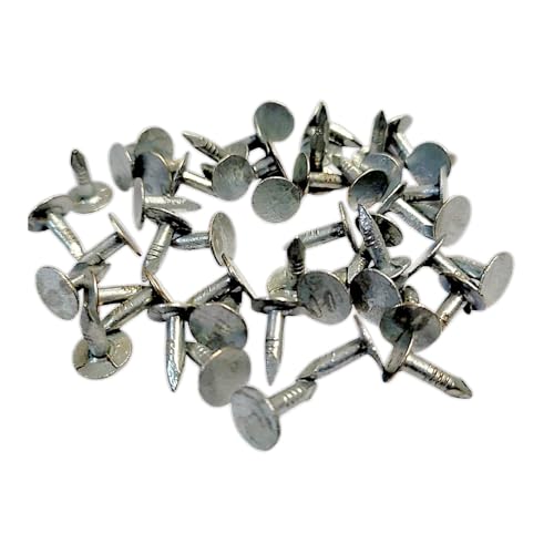 Clout Nail 13 mm verzinkte Dachschuppen Filz Schlagkopfnägel für Heimwerker, Handwerk und Holzbearbeitung, 100 g Clout Nail 13 mm verzinkte Dachschuppen Filz Schlagkopfnägel für Heimwerker, Handwerk und Holzbearbeitung, 100 g von SISI UK