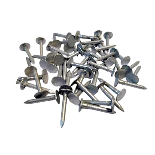 Clout Nail 20 mm verzinkte Dachschuppen Filz Schlagkopfnägel für Heimwerker, Handwerk und Holzbearbeitung, 100 g Clout Nail 20 mm verzinkte Dachschuppen Filz Schlagkopfnägel für Heimwerker, Handwerk und Holzbearbeitung, 100 g von SISI UK