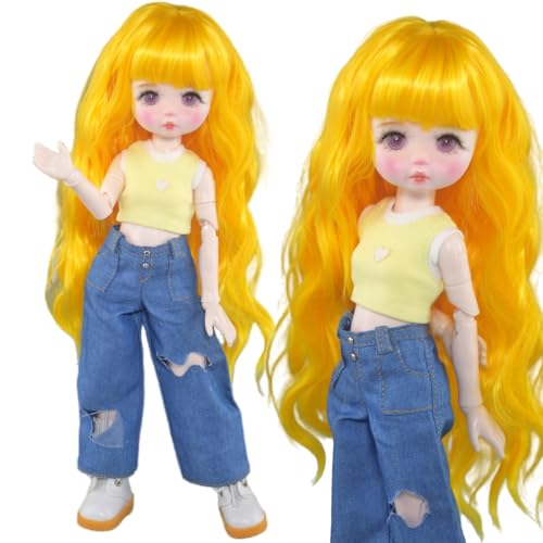 SISON BENNE 1/6 BJD Puppe Handgemalt 12 Zoll Kugel Gelenkte SD Puppen mit Mode Kleidung (Sylvia(Hair B#)) von SISON BENNE