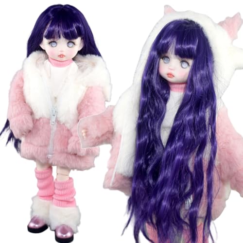SISON BENNE Mode weiche Kleidung Voll Set 1/6 BJD Puppe, schöne Mädchen Mini Kinder DIY Spielzeug Geschenk (Addilynn(Hair C#)) von SISON BENNE
