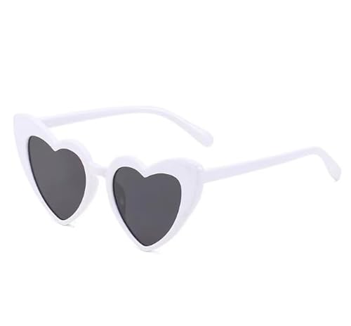 12 Stk. Herzbrille,Herz Sonnenbrille Partybrille Herzform Brille Mit 2 Weißer Stift,Vintage Bachelorette Herzförmige,Lustige Herzchen Herzbrillen für Party Hochzeit Karneval von SITERITELTD