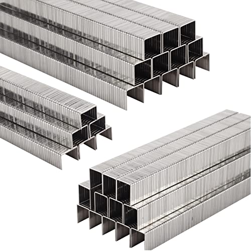 SITLDY Robuste T50 304 Edelstahl-Klammern, 3520 Stück, 4 Größen: 5/16 Zoll, 3/8 Zoll, 1/2 Zoll, 9/16 Zoll, verschiedene Größen Projektpaket für T50 Heftgerät SITLDY Robuste T50 304 Edelstahl-Klammern, 3520 Stück, 4 Größen: 5/16 Zoll, 3/8 Zoll, 1/2 Zoll, 9/16 Zoll, verschiedene Größen Projektpaket für T50 Heftgerät von SITLDY