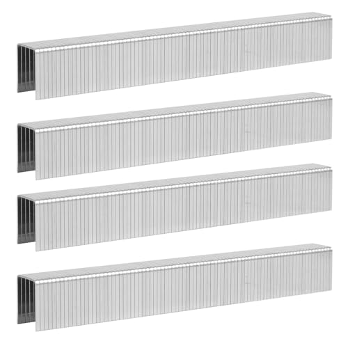 SITLDY Robuste T50 Heftklammern, 2,4 cm Länge, 5000 Stück, 3/8 Krone, 20 Gauge, verzinkt, für pneumatische, elektrische, manuelle T50-Heftpistole SITLDY Robuste T50 Heftklammern, 2,4 cm Länge, 5000 Stück, 3/8 Krone, 20 Gauge, verzinkt, für pneumatische, elektrische, manuelle T50-Heftpistole von SITLDY
