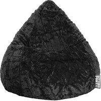 SITTING POINT Beanbag Fluffy L Sitzsack schwarz von SITTING POINT