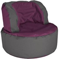 SITTING POINT Bebop SCUBA Sitzsack aubergine, anthrazit von SITTING POINT