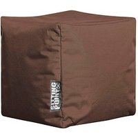 SITTING POINT Cube SCUBA Sitzsack braun von SITTING POINT