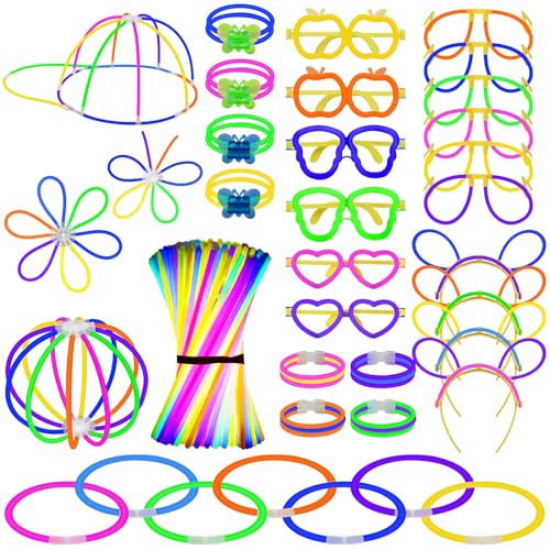 330 Leuchtstäbe Knicklichter Party Set Hochzeit Neon Party Knicklicht Glow Sticks Deko Leuchtarmbänder Groß Glowsticks Zubehör Gadgets Geburtstag Gartenparty Leuchtstab Draußen Partydeko Schwarzlicht 330 Leuchtstäbe Knicklichter Party Set Hochzeit Neon Party Knicklicht Glow Sticks Deko Leuchtarmbänder Groß Glowsticks Zubehör Gadgets Geburtstag Gartenparty Leuchtstab Draußen Partydeko Schwarzlicht von SIUHEN