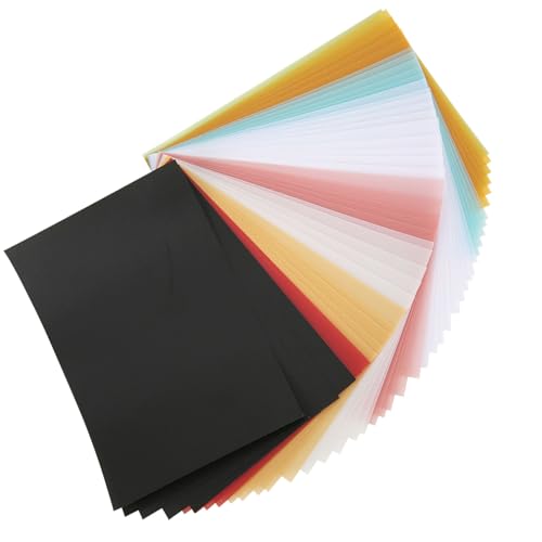 Bunte Schwefelsäure-Papierkarten, 50 Stück, 15 X 10 Cm, für Kunstwerke und Reproduktionen von SIXRUN