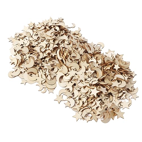 DIY -Holzmondsternausschnitt Intexted Holzscheiben Holz Bilden 1000 Stück für Ereignisse und Innenausstattung DIY -Holzmondsternausschnitt Intexted Holzscheiben Holz Bilden 1000 Stück für Ereignisse und Innenausstattung von SIXRUN