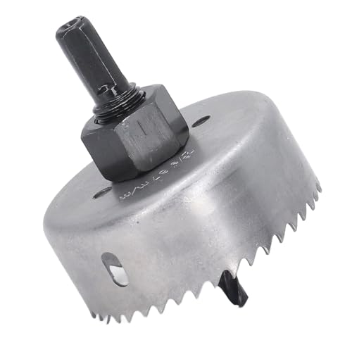 SIXRUN 67 Mm Lochsägenbohrbit, Leichtmetallstahl, Genaue Positionierung und Saubere Schnitte für Holzplastik -Sperrholz -Gipsbrett SIXRUN 67 Mm Lochsägenbohrbit, Leichtmetallstahl, Genaue Positionierung und Saubere Schnitte für Holzplastik -Sperrholz -Gipsbrett von SIXRUN