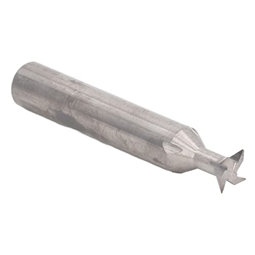 SIXRUN Dovetatil Router Bit Efficte 4 Flöte Fräser für Holzbearbeitung mit Vergasematerial für -Liebhaber (10x45°x60L) von SIXRUN