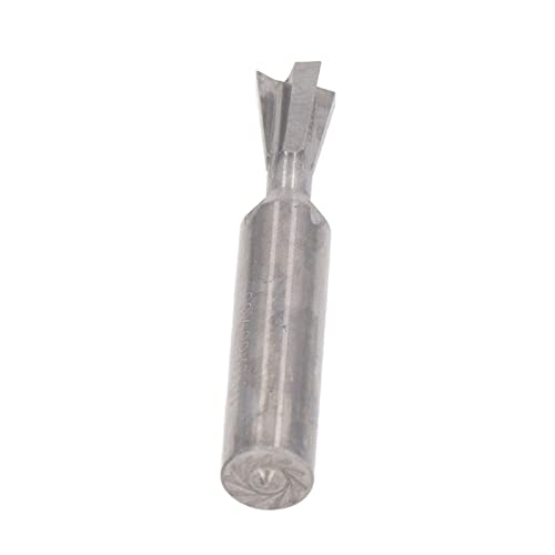 SIXRUN Dovetatil Router Bit Efficte 4 Flöte Fräser für Holzbearbeitung mit Vergasematerial für -Liebhaber (10x80°x60L) von SIXRUN