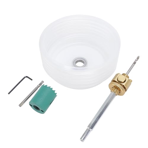 SIXRUN Lochsägen -Kit, Legierungsstahlmetallschneider mit 125 -mm Staubschale Zum Bohren von Holz und Sperrholzprojekten (35 mm/1,38 Zoll) von SIXRUN