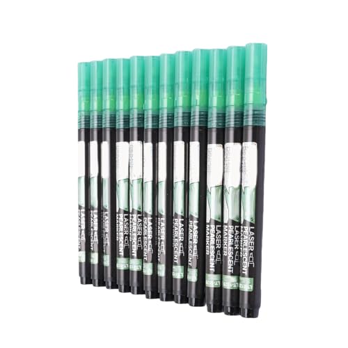 SIXRUN Metallic -Marker -Stifte, Glatte Tinte Rosthar Nylonspitze, 12 Pack für Handwerk und Modellfärbung von SIXRUN