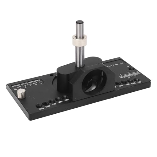 SIXRUN Versteckte Scharnier -Jig -Kit Langlebige Metall Loch Bohrwerkzeug für Schranktüren Holzbearbeitung, Aluminiumlegierung SIXRUN Versteckte Scharnier -Jig -Kit Langlebige Metall Loch Bohrwerkzeug für Schranktüren Holzbearbeitung, Aluminiumlegierung von SIXRUN