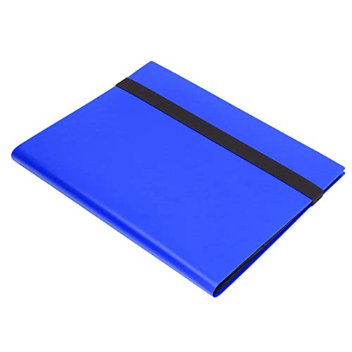 Sammlung von Hochtransparenzfarben Hochtransparente Lageralbum Cover für die Speicherung von Spielkarten für Kartenliebhaber (Blau 20 Seiten) von SIXRUN