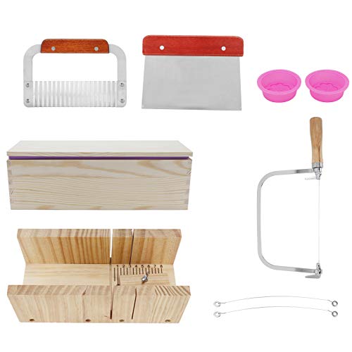 Silikon-Seifenformen-Set, Holz-Brotschneider, DIY-Seifenherstellungswerkzeug für Küchenzubehör Silikon-Seifenformen-Set, Holz-Brotschneider, DIY-Seifenherstellungswerkzeug für Küchenzubehör von SIXRUN