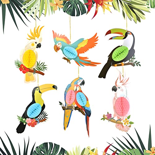 SIYINGSAERY 6 Stück Tropische Vögel Dekorationen Papageien Deko Hawaiisch Tukane Papagei Hängende Dekorationen Dschungel Dekorationen Tropical Party Girlande für Luau Party Tiki Pool Party Dekoration SIYINGSAERY 6 Stück Tropische Vögel Dekorationen Papageien Deko Hawaiisch Tukane Papagei Hängende Dekorationen Dschungel Dekorationen Tropical Party Girlande für Luau Party Tiki Pool Party Dekoration von SIYINGSAERY