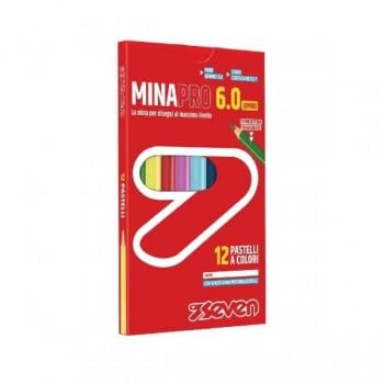 Seven Buntstifte für Schule Minapro 6.0 – Box mit 12 Stück, 12 Buntstifte mit Namensfeld, Kinder und Jugendliche Seven Buntstifte für Schule Minapro 6.0 – Box mit 12 Stück, 12 Buntstifte mit Namensfeld, Kinder und Jugendliche von SJ Seven