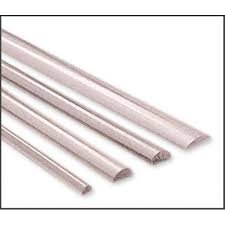 Halbrunder Draht aus 925er-Sterlingsilber, 0,6 mm (22 Gauge), biegsam - 1 m von SJ Supplies