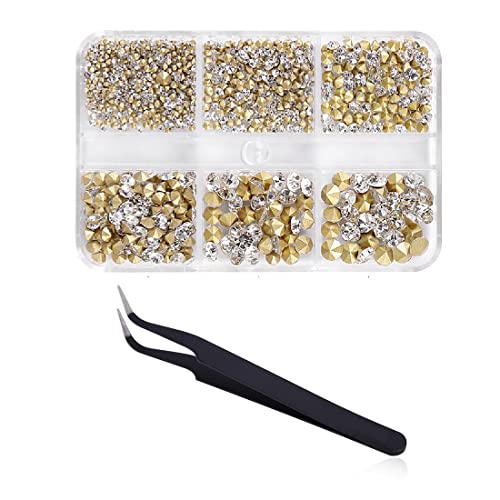 1000 Stück Strasssteine für Nägel,Nagelaufkleber mit Kristallen, Nagel-Edelsteinen mit Pinzette,Für Nagelkunst Bekleidung DIY Basteln Karneval 1000 Stück Strasssteine für Nägel,Nagelaufkleber mit Kristallen, Nagel-Edelsteinen mit Pinzette,Für Nagelkunst Bekleidung DIY Basteln Karneval von SJBAUTYO