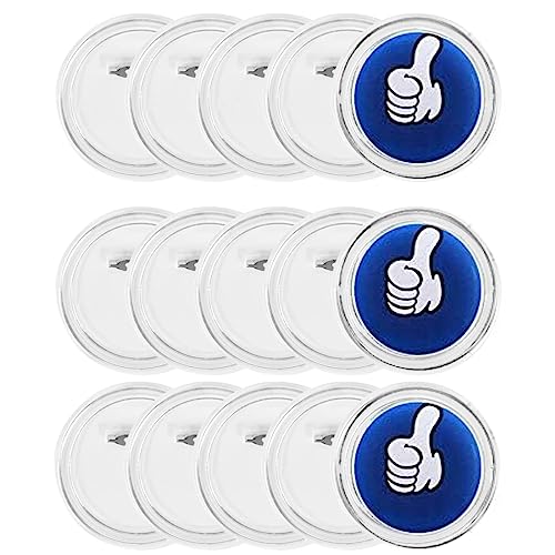 SJBAUTYO 15 Stück Buttons Transparente,Abzeichen Klar Knopf DIY Badge 58 mm,für Foto Bild Kleidung SJBAUTYO 15 Stück Buttons Transparente,Abzeichen Klar Knopf DIY Badge 58 mm,für Foto Bild Kleidung von SJBAUTYO