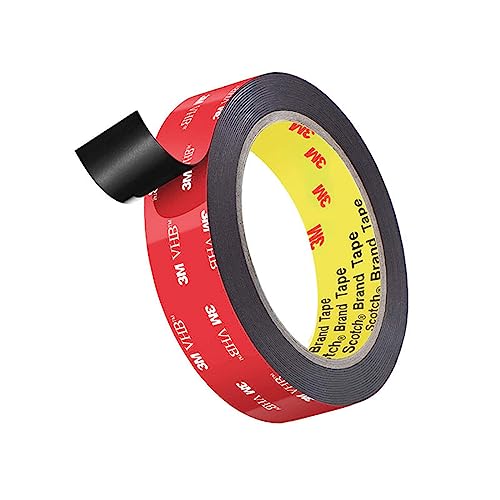 SJBAUTYO VHB Doppelseitiges Klebeband Extra Stark, VHB-Montageband Wasserdichtes Klebeband Hitzebeständig Schwarz Schaumstoffband, 3m Länge, 15mm Breite Für Kfz & Haus Dekorationen SJBAUTYO VHB Doppelseitiges Klebeband Extra Stark, VHB-Montageband Wasserdichtes Klebeband Hitzebeständig Schwarz Schaumstoffband, 3m Länge, 15mm Breite Für Kfz & Haus Dekorationen von SJBAUTYO