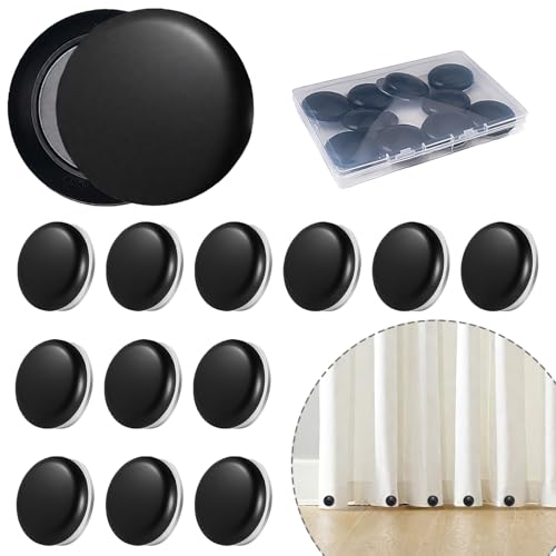 Duschvorhang Magnet, 12 Paar Duschvorhang Gewichte, Duschvorhang Beschwerer für Duschvorhänge Gardinen Tischtücher Duschvorhang Magnet, 12 Paar Duschvorhang Gewichte, Duschvorhang Beschwerer für Duschvorhänge Gardinen Tischtücher von SJDOFU