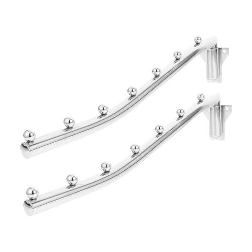 SJHDUNBW EUR 2 Stück an der Wand montierte Kleiderstange, 180° parallel drehbar, Wandaufhänger, Edelstahl-Kleiderständer für die Aufbewahrung im Schrank Kleiderstange SJHDUNBW EUR 2 Stück an der Wand montierte Kleiderstange, 180° parallel drehbar, Wandaufhänger, Edelstahl-Kleiderständer für die Aufbewahrung im Schrank Kleiderstange von SJHDUNBW EUR