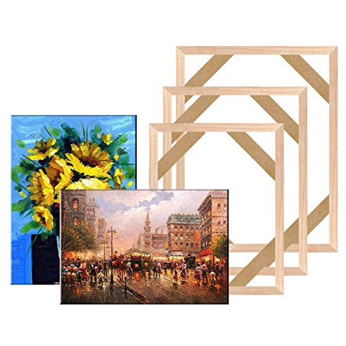 SJHFKDK Bilderrahmen, Picture Frame DIY Holz-Leinwand-Rahmen für Ölgemälde Leinwanddruck Malerei Frames Gallery Leinwand Trage Bar Dekoration für Zuhause(30x90cm) von SJHFKDK