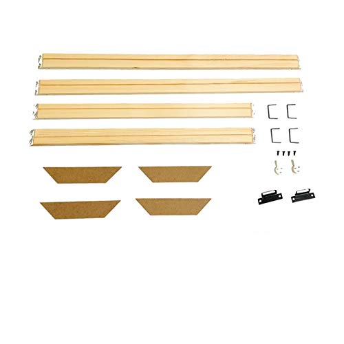 SJHFKDK Bilderrahmen, Picture Frame DIY Leinwand Gemälde Rahmen Natürliche Holz Bilderrahmen Gemälderahmen-Wand-Kunst Große Poster Hanger Rahmen Wohnkultur(55cm high,90cm Wide) von SJHFKDK